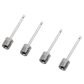 IKadiya 4 Pièces Aiguilles de Gonflage pour Pompe à Ballon en Acier Inoxydable pour Ballons de Basketball