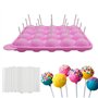 Mytayt Moule à Lollipop en Silicone - 20 Bacs Pour Sucettes