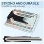 Phinus Lot de 2 pinces à billets Batman pour homme, pince à billets minimaliste en fibre de carbone, pince à billets pour factur