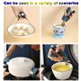 Lot de 6 pinces de cuisine anti-brûlure - Pince à assiette, retriever, pince à pizza, pince à poêle, pince à four avec protectio