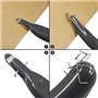 3 Pcs Professional Ote agrafes magnétique Extracteur caoutchouté Staples Remover agrafe Outil de démontage pour l'école bureau H