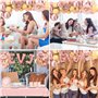 Kit EVJF Decoration: Vaisselle et Ballons pour Bride to Be et Team Bride - Gobelet pour Enterrement de Vie de Jeune Fille (16 In