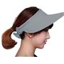 QCHOMEE Femme Chapeau de Soleil Réglable Casquette Visière Pliable Large Bord Protection Solaire Respirant Cap été UPF 50+ Anti-