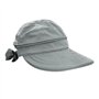 QCHOMEE Femme Chapeau de Soleil Réglable Casquette Visière Pliable Large Bord Protection Solaire Respirant Cap été UPF 50+ Anti-