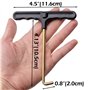 Famgee Lot de 2 outils de traction pour trampoline avec crochet en T pour installation de ressort et démontage