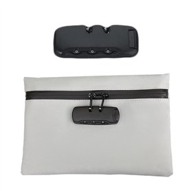 Sac ignifuge et étanche avec serrure