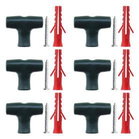 EMSea 30pcs Clip de Clôture Murale Fixation