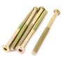 sourcing map M8 x 100mm fileté à six pans creux Head Cap Vis Boulons 5Pcs s