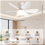 E27 ventilateur De Plafond Avec Télécommande