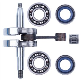 Haishine Kit de moteur de joint d'huile de roulement à billes de vilebrequin de pour Husqvarna 268 61 66 266 272 272XP de pièces