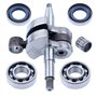 Haishine Kit de moteur de joint d'huile de roulement à billes de vilebrequin de pour Husqvarna 268 61 66 266 272 272XP de pièces