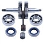 Haishine Kit de moteur de joint d'huile de roulement à billes de vilebrequin de pour Husqvarna 268 61 66 266 272 272XP de pièces