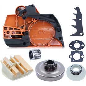 Couvercle d'embrayage de frein Kit pour Husqvarna 445 450 avec tambour d'embrayage .325 "7T