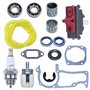 Adefol Cylindre Carter Joint de Silencieux Joint Huile Roulement à Billes de Vilebrequin Kit pour Husqvarna 362 365 371 372 372X