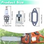 Adefol Cylindre Carter Joint de Silencieux Joint Huile Roulement à Billes de Vilebrequin Kit pour Husqvarna 362 365 371 372 372X