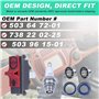 Adefol Cylindre Carter Joint de Silencieux Joint Huile Roulement à Billes de Vilebrequin Kit pour Husqvarna 362 365 371 372 372X