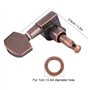 Drfeify Cheville de réglage, 3L + 3R Tuning Cheville Mécaniques pour Guitare électro-Acoustique Accessoires de Jeu