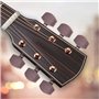 Drfeify Cheville de réglage, 3L + 3R Tuning Cheville Mécaniques pour Guitare électro-Acoustique Accessoires de Jeu