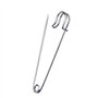 12 Pièces Grandes Épingles de Sûreté en Acier Inoxydable Pins de Sécurité Grandes, 3 Taille (Argent, Bronze et Noir)