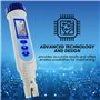 Type De Stylo Compteur De Salinité Et De Temp. Unités De Mesure Tout-en-1 Testeur De Qualité ATC NaCl, 100 Ppt / 9999 Ppm / 10% 