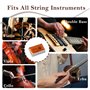 4PCS Colophane Violon, ELEPRUC Naturelle Résine pour Violon, Rosin pour Violon, Colophane Violoncelle, Transparente de Faible Po