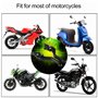 Keenso 1 Paire Levier de Frein à Disque Universel en Alliage d'Aluminium Levier d'Embrayage et de Frein de Moto Poignée de Levie