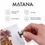 MATANA 12 Pinces Aimant Frigo, Clips Bulldog Magnétiques, Aimants Puissant - Super Fort & Solide - Tableau Blanc & Tableau Magné