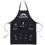 BRAMBLE Tablier BBQ Drôle pour Hommes, Tablier de Barbecue avec Capuche, 7 Poches & Décapsuleur Inclus - Cadeau Original Rigolo 