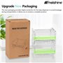 molshine Lot de 2 Distributeurs de Ruban de Masquage Multi-Washi Transparent pour Bureau,Coupe-Ruban,Support de Base pour Roulea