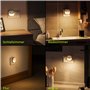 AUVON Veilleuses LED avec Capteur de Mouvement et Capteur Crépusculaire [Lot de 2], Veilleuse Prise Electrique Blanc Chaud avec 
