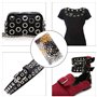 FOGAWA 100pcs Oeillets pour Baches Kit de Grommets Eyelets en Métal 4 Couleurs Trousse à Oeillets 10mm avec 3pcs Grommet Outils 