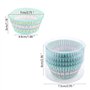 HO2NLE 600Pcs Caissettes Cupcakes Mini Caissettes Muffins Papier pour Soirée de Mariage Cuisine Baking Dessert Bricolage Anniver