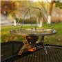 4 tranches Grille-Pain Portable,Petit Grille-Pain Pliable - Acier Inoxydable - Pliable - Livré avec des Pinces à Gril en Acier I