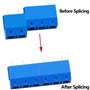 RUNCCI-YUN 80 Pièces 300V 15A Bornier à Vis Connecteur à Vis de PCB (bleu) 2 Broches (Pin) et 3 Broches (Pin)