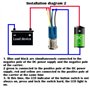 CESFONJER 19mm 12V Verrouillage Bouton-poussoir, LED Démarrage Bouton | ON/OFF Commutateur Bouton Auto-bloquant en Acier Inoxyda