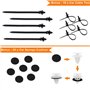 DaskFire 450 PCS Rivet Clips Plastique Vehicle Clips Agrafe Plastique Rivets pour Auto Voitures Panneaux de Portes avec Boîte De