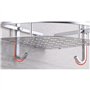 antirouille Caddy de Douche étagère, en alliage d'aluminium anodisé à 2 niveaux de salle de bain d'angle de panier de rangement 