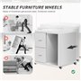 4 Pièces Universelles Roulettes Fixes pour Meub