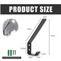 2 Pièces Support Casque Moto Mural avec Vis Support Mural Casque Moto Accessoires pour Casque de Moto pour Su
