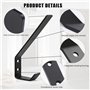 Porte Casque Moto, 2 Pièces Support Casque Moto Mural avec Vis Support Mural Casque Moto Accessoires pour Casque de Moto pour Su