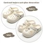Pins pour Crocs, 24 Pièces Pins Crocs Charms Amovible PVC Shoe Charms DIY Crocs Accessoires Bijoux de Chaussures Set Perle Fleur
