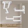 Support de Projecteur, Support Mural de Beamer en Métal, Support de Projecteur Multi Angle Réglable, pour Projecteurs et les Sup