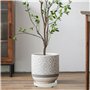 Support de Pot de Fleur à Roulettes Pivotant à 360°