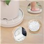xiruiubao Porte Plante Roulettes, Support de Pot de Fleur à Roulettes Pivotant à 360°, Support Plante Roulette Rond ø 22cm, Capa
