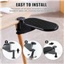 Repose Bras, Accoudoir pour Bureau, Repose-Poignet Réglable pour Bras, Support de bras d'ordinateur Repose Poignet Ergonomique, 