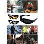 GUODSKHOO 3 Paires Lunettes de Soleil Homme Sport vtt Lunette Cyclisme Lunettes de Vélo Protection Lumière Lunettes de Vision No
