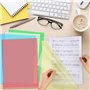 Chemises Plastique Dossier A4 Pochette En Forme de L Porte-document pour Bureau et École Ranger ou Classer Documents 30 Pièces (