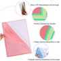 Chemises Plastique Dossier A4 Pochette En Forme de L Porte-document pour Bureau et École Ranger ou Classer Documents 30 Pièces (