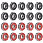 Roulements Skateboard 608RS Roulements à Billes à Gorge Profonde Double Étanchéité pour Patins à Roues Scooters 20 Pièces