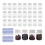 BuxiuGK 30Pcs 30ml Flacons en Plastique avec Bouchon à vis